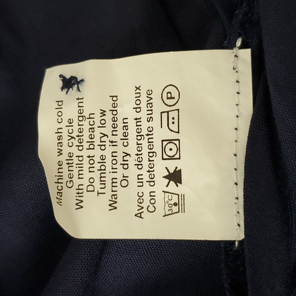 Motherhood Maternity Blouse Navy - Picture 6 of 11